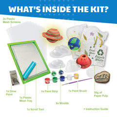 4M Green Science volcano blister mould adds dramatic paper mache builds