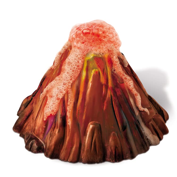 4M KidzLabs kids assembling volcano for hands-on learning