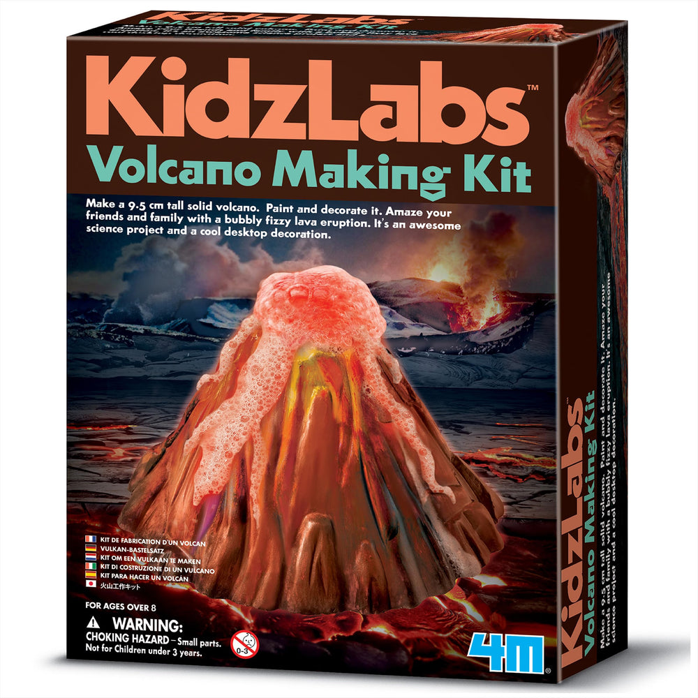 4M KidzLabs Volcano Mold for creating a realistic volcano model