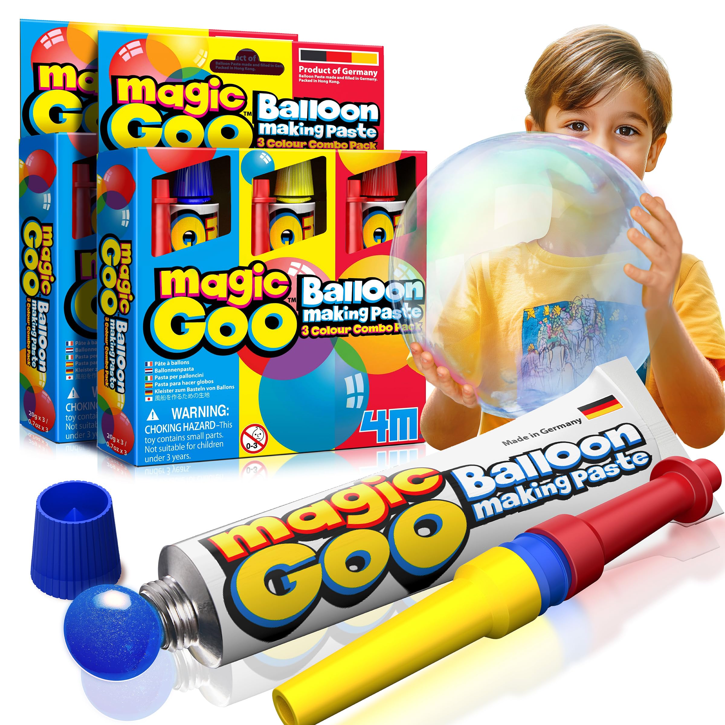 4M Magic Goo giant bubbles for outdoor parties create impressive displays.