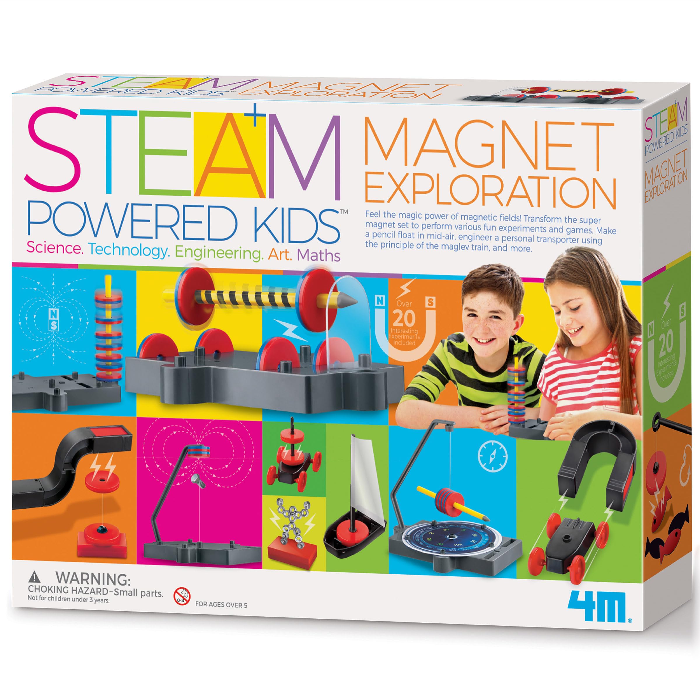 4M STEAM magnet exploration wand in action boosts hands-on learning