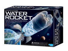 4M Water Rocket Kit front view, ready for home science experiments.