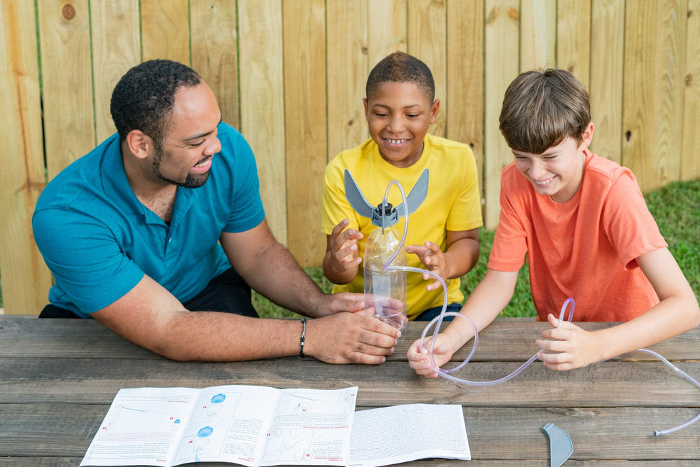 4M Water Rocket Kit instruction sheet guides curious builders.