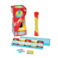5 Second Rule Relay baton with electronic timer in action for fast-paced fun