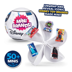 The Disney Mini Brands miniatures displayed on shelves for easy organization