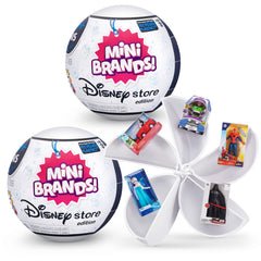 5 Surprise Disney Mini Brands store edition capsules two-pack for exciting unboxing