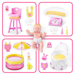 5 Surprise My Mini Baby Series 2 Sleep Time playset promotes cozy pretend routines