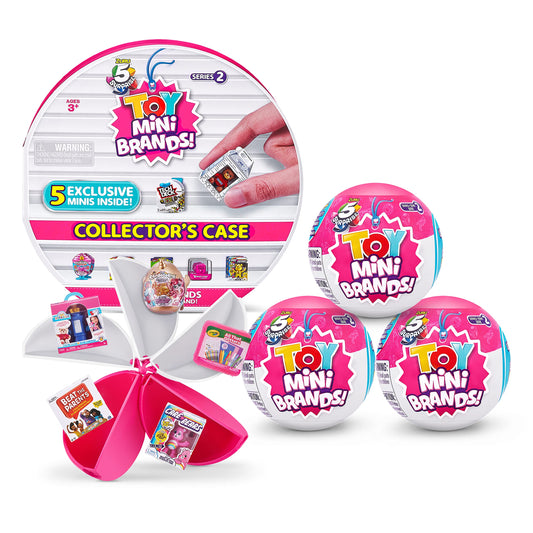 5 Surprise Toy Mini Brands Series 2 Collector Case for organized minis display