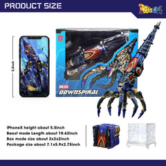 52TOYS BEASTBOX DOWNSPIRAL compact size suitable for shelves
