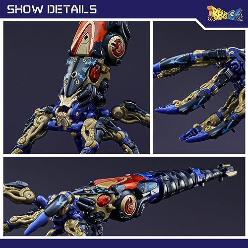 52TOYS BEASTBOX DOWNSPIRAL transformation from cube to mecha