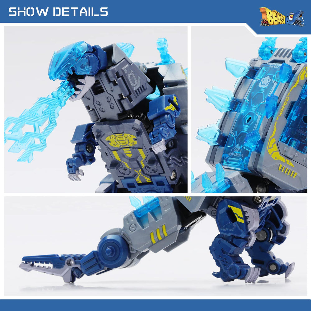 52TOYS BEASTBOX Subzero detailed sculpture emphasizes texture and finish