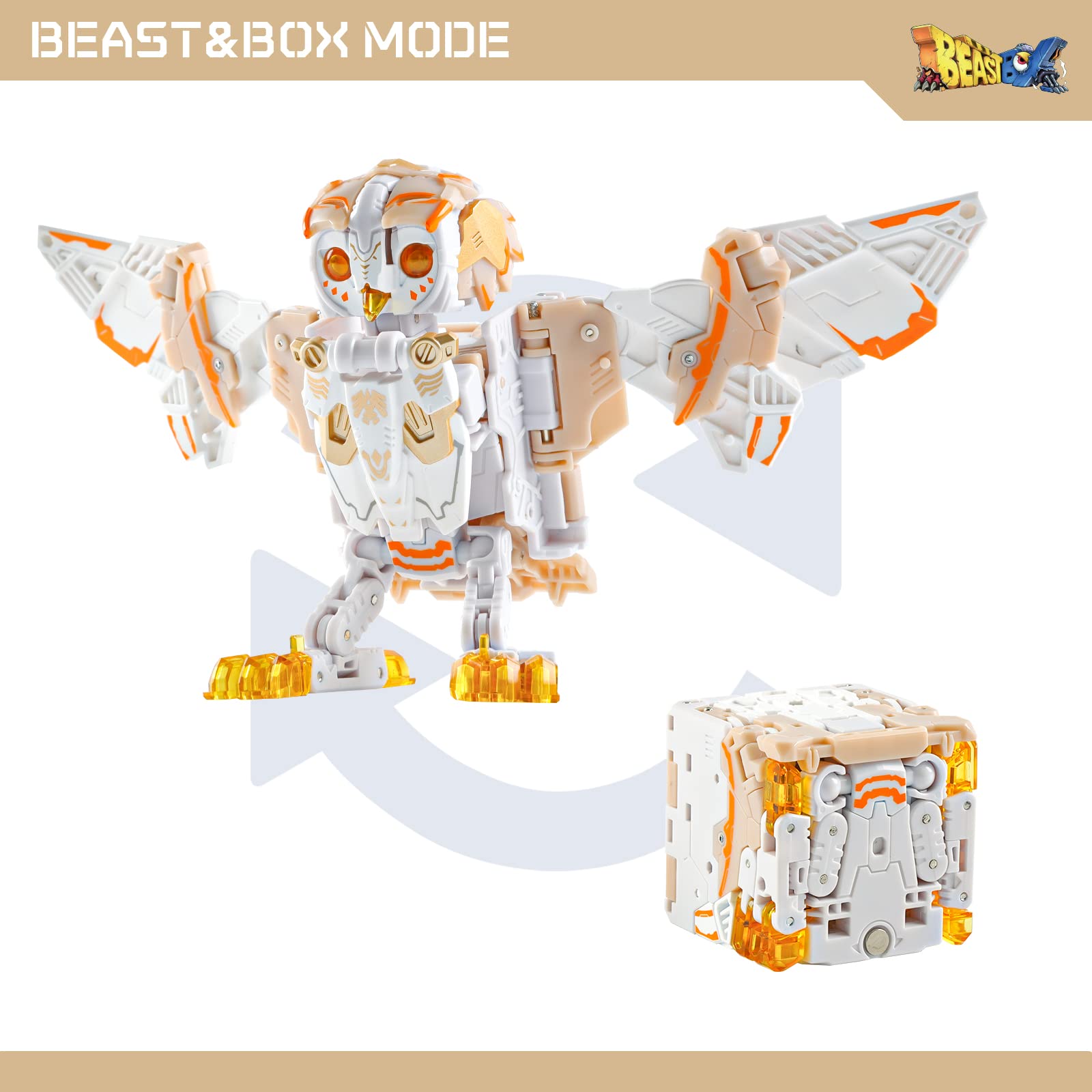 52TOYS BEASTBOX WHITE NOISE adjustable joints pose-ready figure