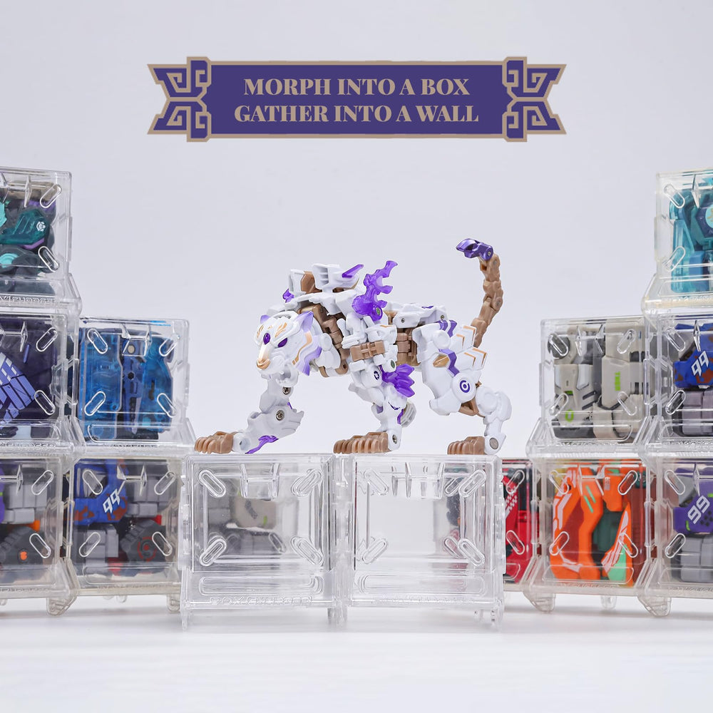 Transparent storage box included with 52TOYS Infinity Box IB-03