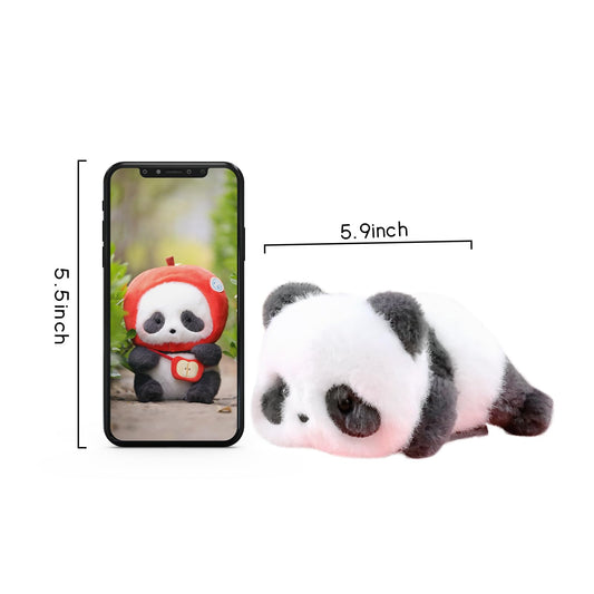 52TOYS Panda Roll shoulder-pose plush, versatile for interactive play