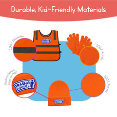 7 Days of Play materials-closeup, durable textures for repeated wear.