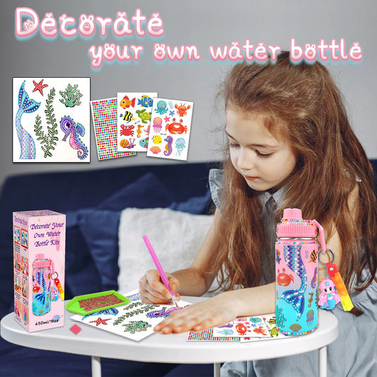 7july Mermaid Pattern Sticker close-up, inspiring imagination during arts and crafts