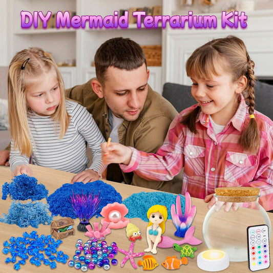 7july Mermaid Terrarium Kit decor elements inspiring colorful decoration sessions