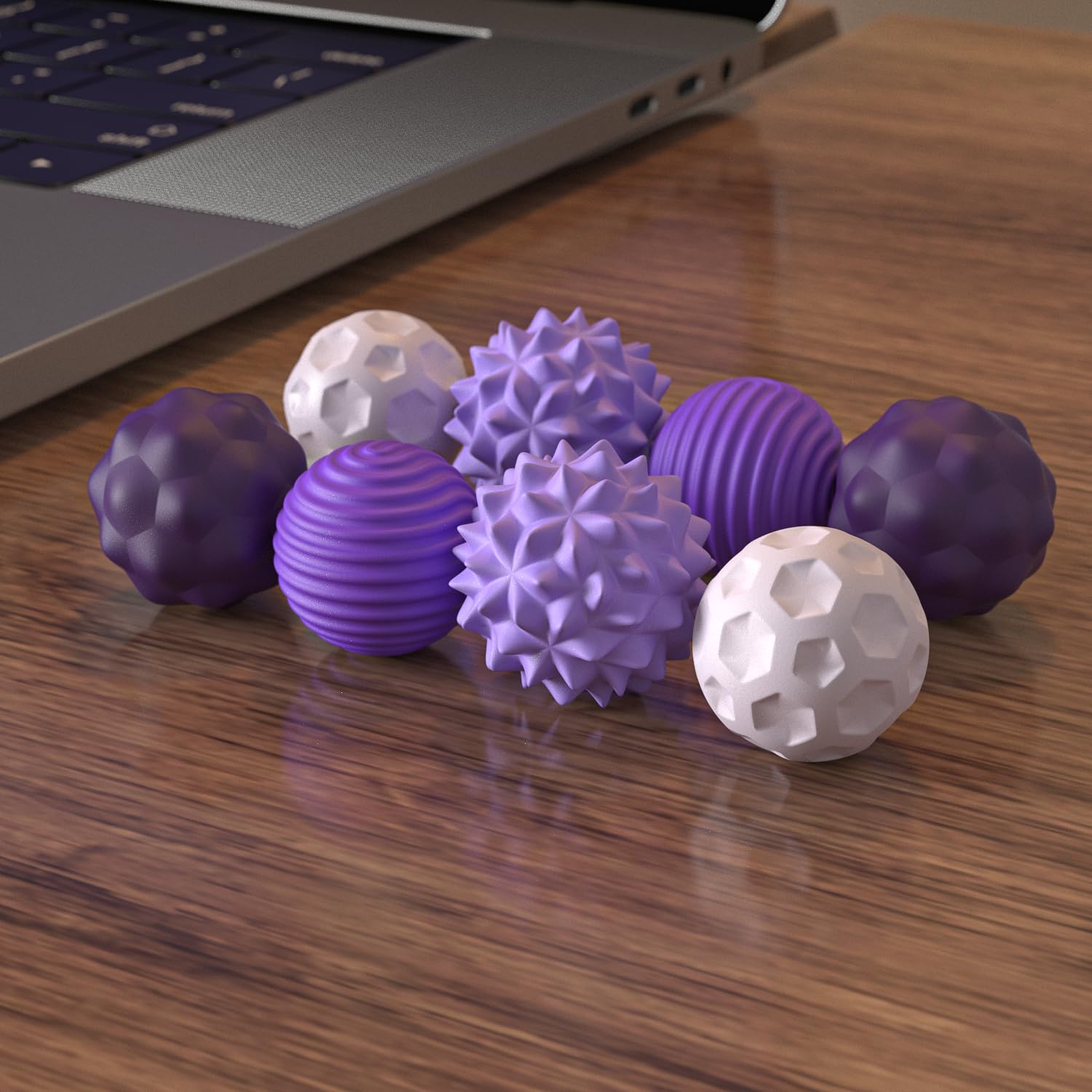 8 Pack Silicone Magnetic Fidget Balls suit teens and adults for sensory exploration