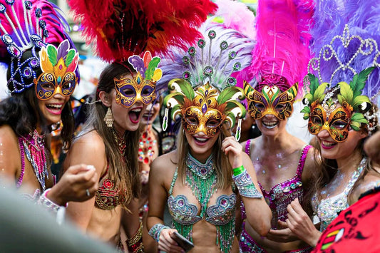 80UncleKimby masks with colorful designs for lively celebrations.