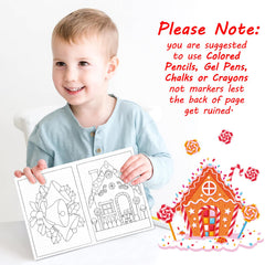 90shine compact 5x7 inch coloring books, easy grip for small hands