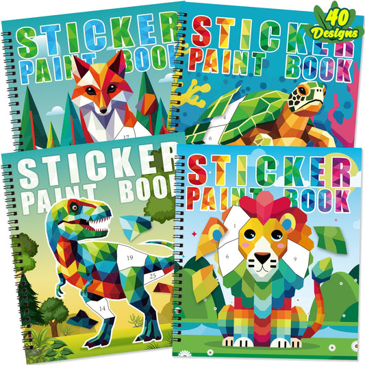 90shine dinosaur sticker paint book cover invites imaginative scenes