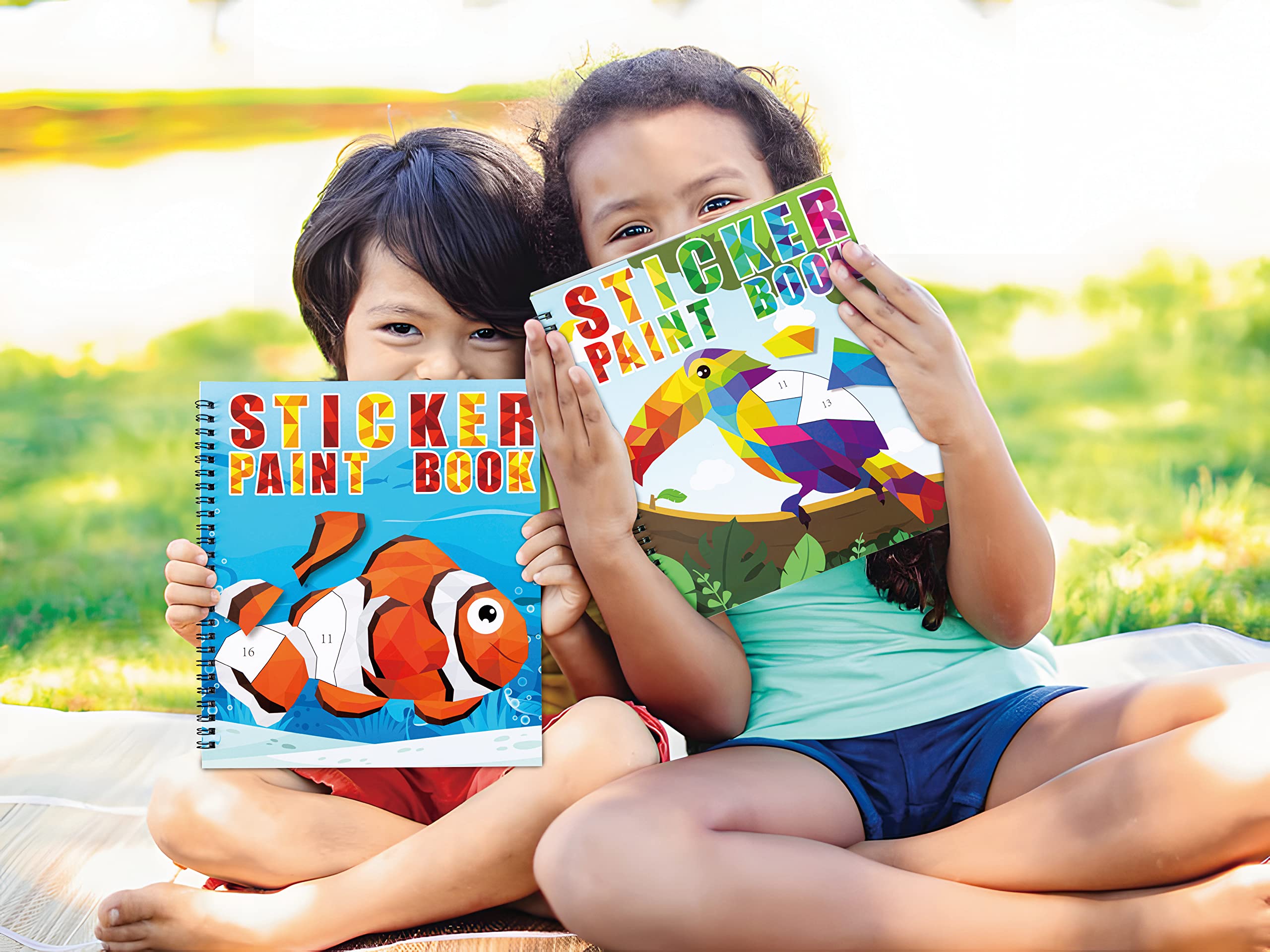 90shine animal rainbow patterns include dinosaur and toucan for imaginative play.