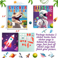 90shine stickers feature dinosaurs and astronauts for imaginative storytelling and exploration.