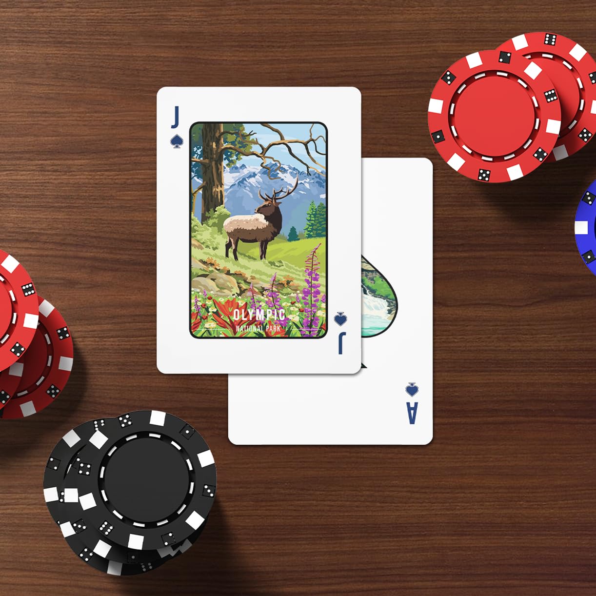 Standard 52-card deck for classic games by 99FOX Nature Reserve