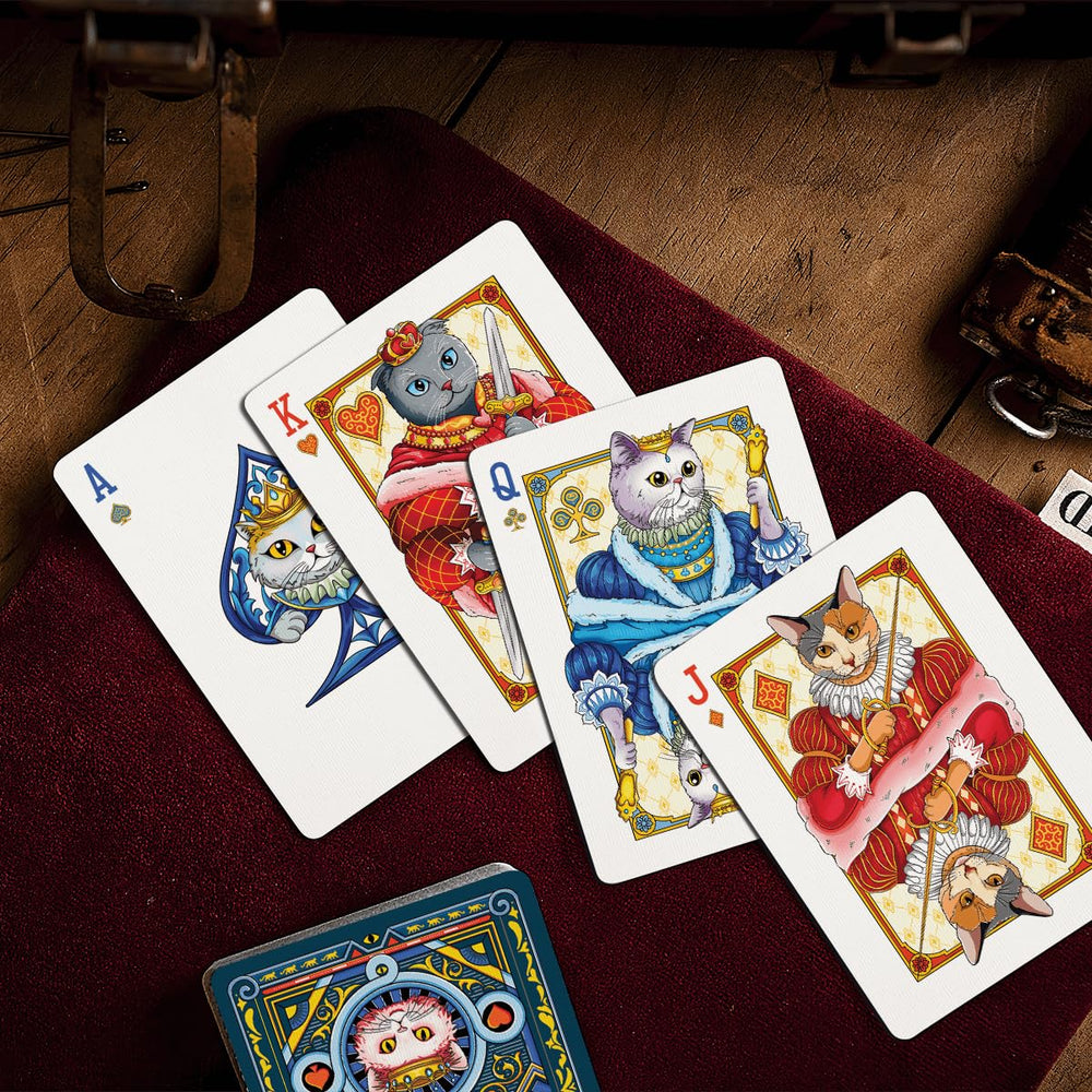 99FOX Noblific Cats playing cards two jokers add variety to classic games.