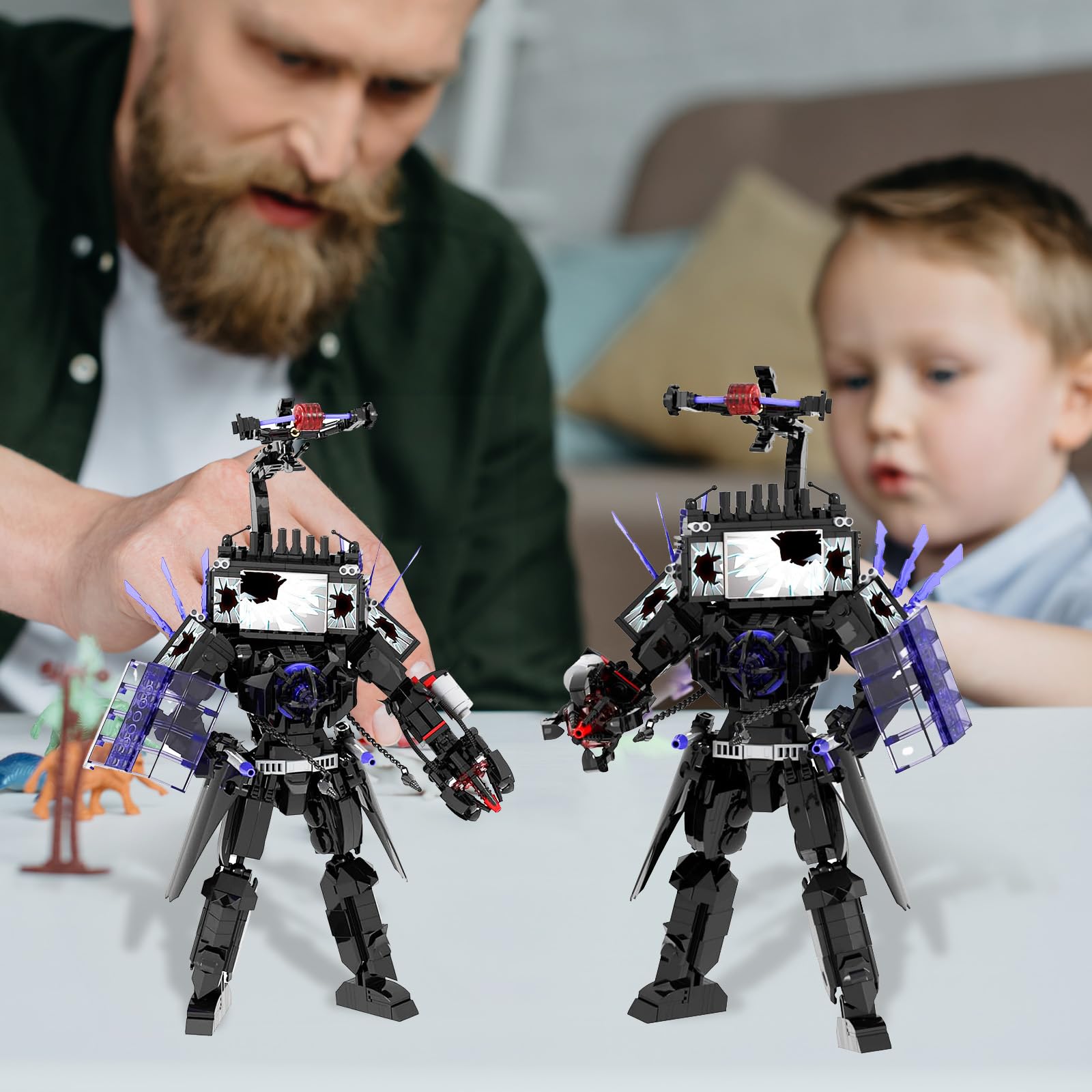 Bentex-cameraman-speakerman-model ready for dynamic display and imaginative play.