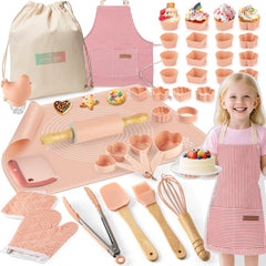 JIGQGY rolling pin for kids, easy dough rolling and control