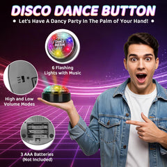 A AIFAMY Disco Dance Button light show brightens a desk moment.