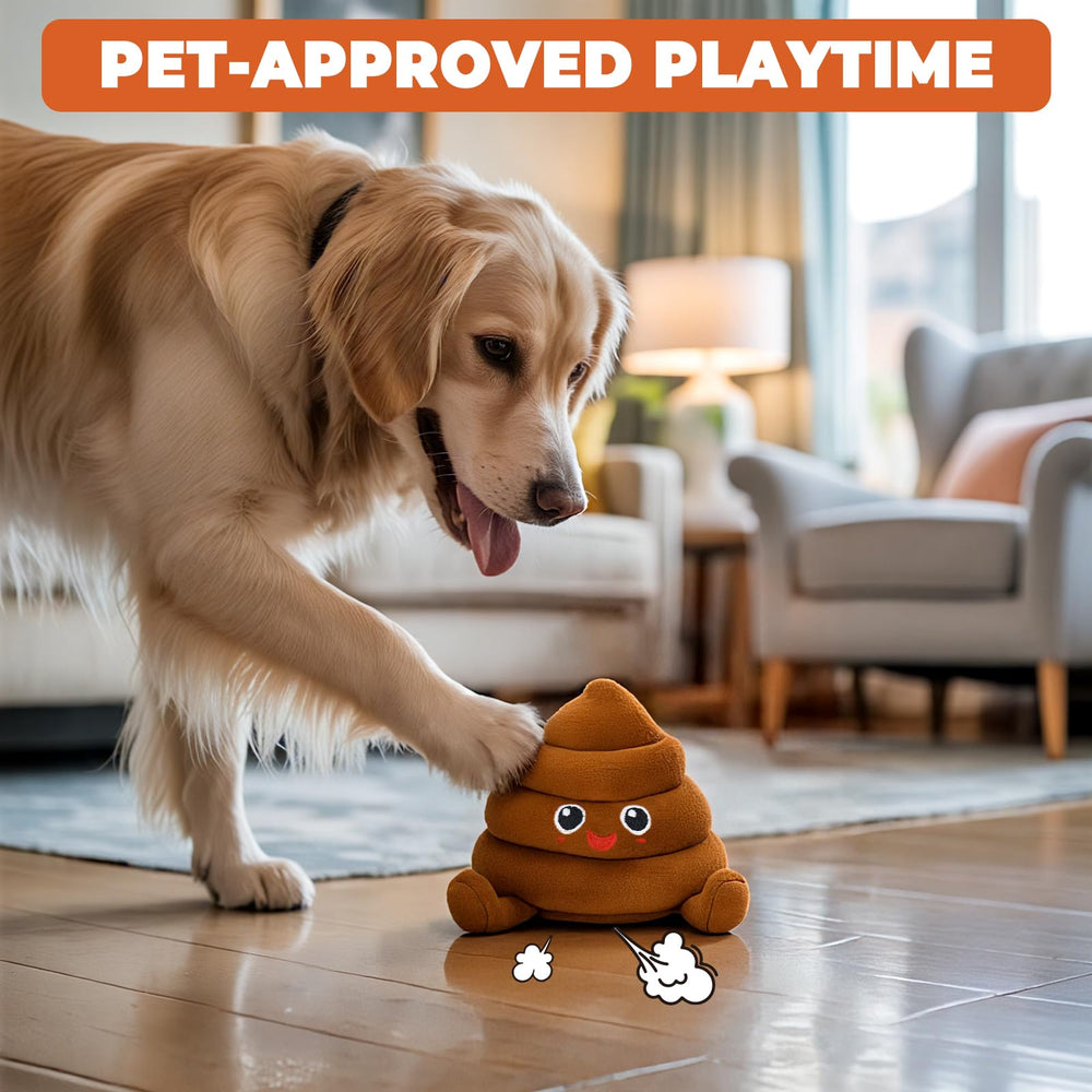 AIFAMY poop plush toy with speaker for silent mode.
