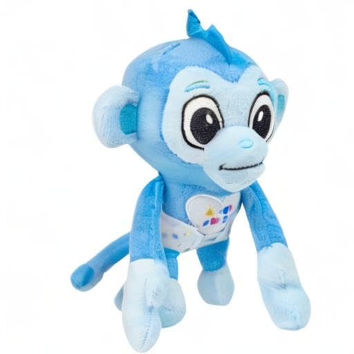 A FOR ADLEY baby-monkey buddies duo offers cuddly companionship for playtime.