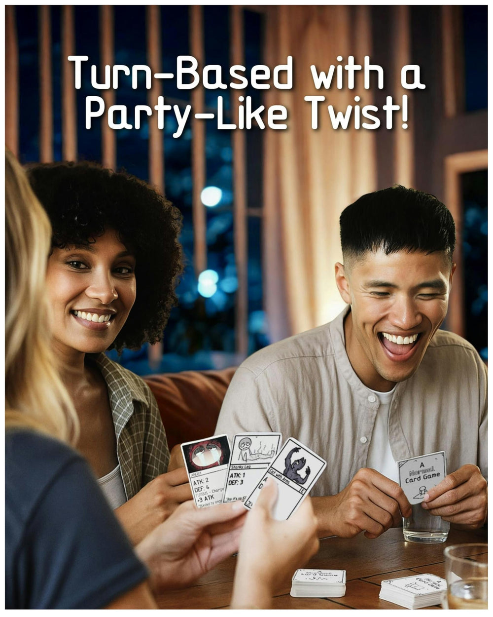 A Normal Card Game suits family and friends for 2-4 players.