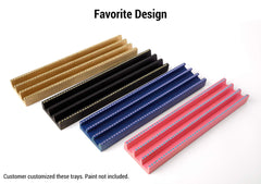 A Whole Lot Of Happy customizable domino tray for family members
