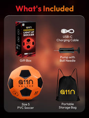 A11N SPORTS USB-C cable, pump, carry bag, and gift box included