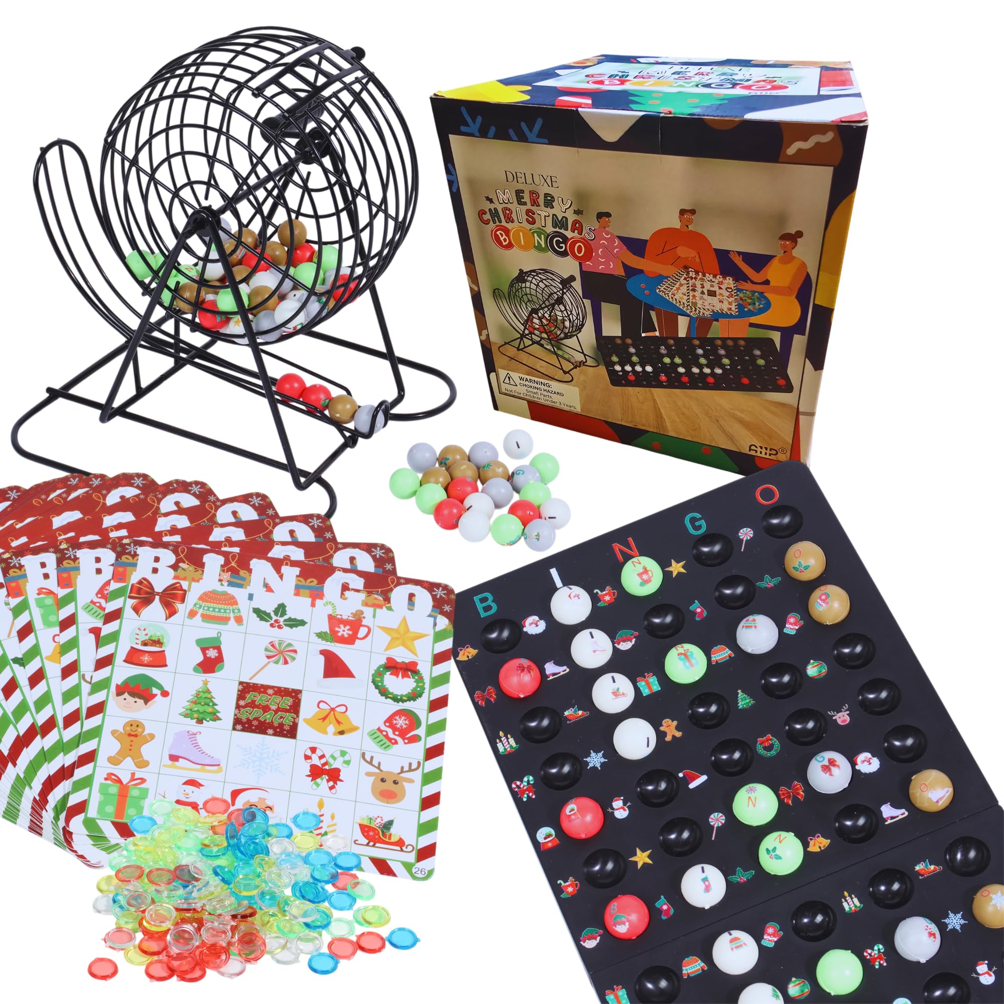 A11P Deluxe 8-inch bingo cage for quick, fair draws at family gatherings.