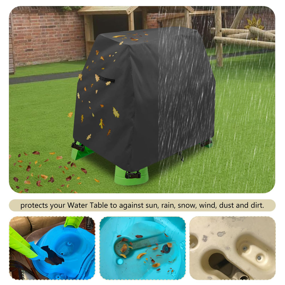 Aacabo water table cover easy on/off for quick setup