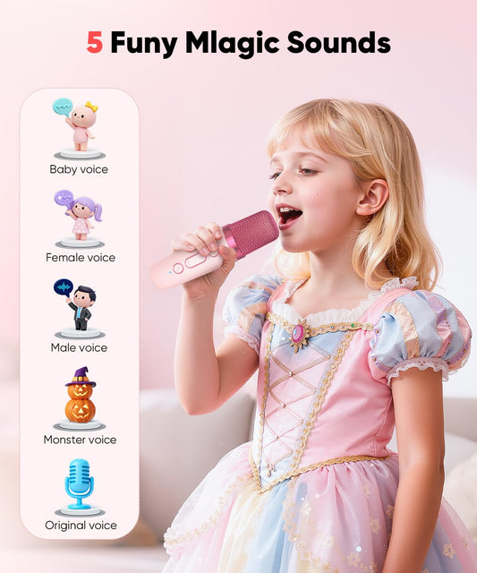 Aadmd mini karaoke doll sound effect adds playful character voices