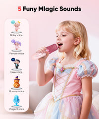 Aadmd mini karaoke doll sound effect adds playful character voices