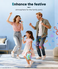 Aadmd karaoke device with a headphone jack for private listening