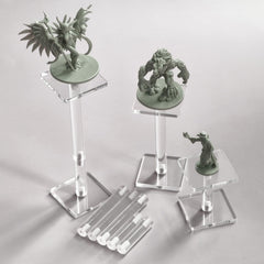 AAiphuwew 2 in combat riser elevating flying miniatures on tabletop