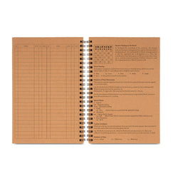 A&A chess scorebook durable binding for lasting use