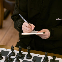 A&A chess scorebook area to capture key moments