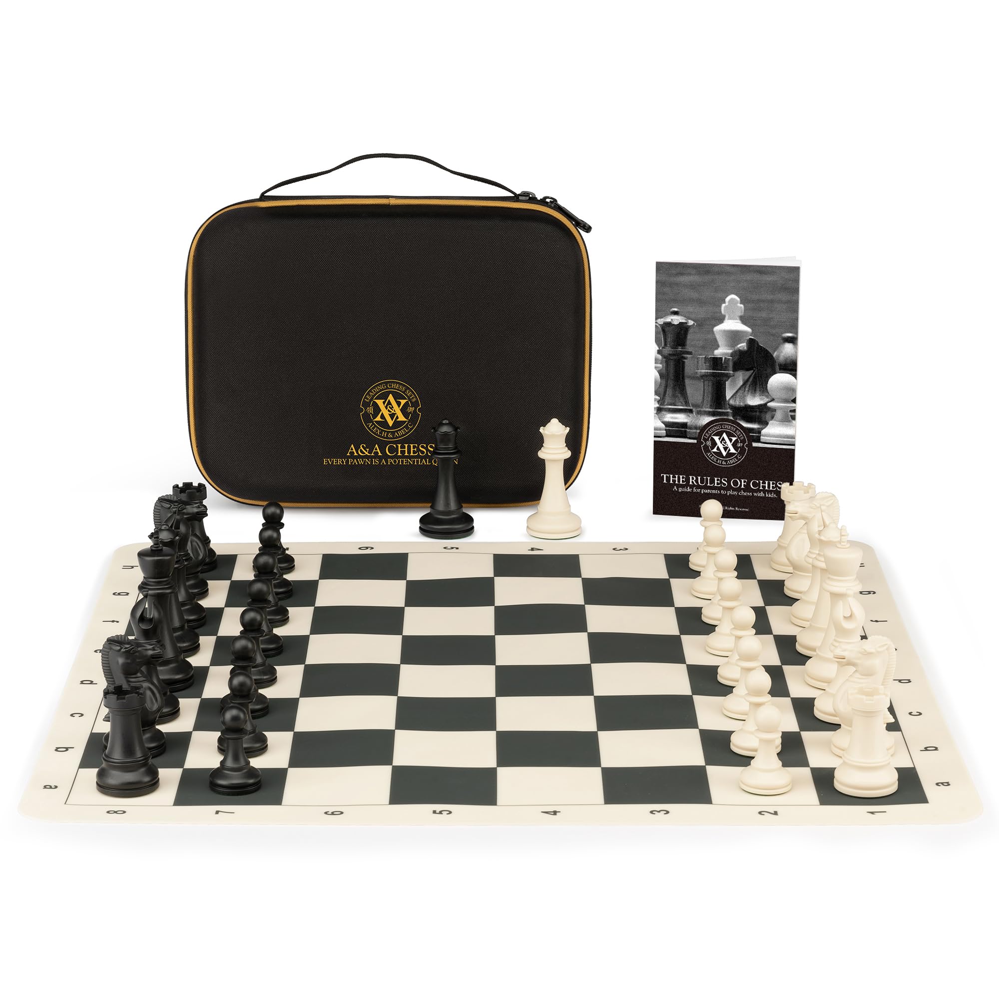 A&A silicone chess board closeup showing smooth, wrinkle-free surface