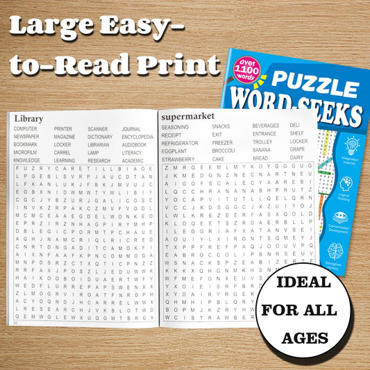 Aannanl large-print pages inside for easy, comfortable reading sessions.