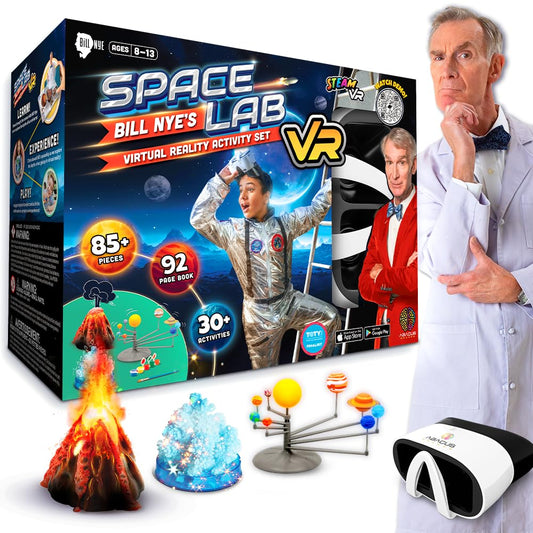 Abacus Brands Bill Nye VR Space Lab scene inspiring hands-on STEM curiosity