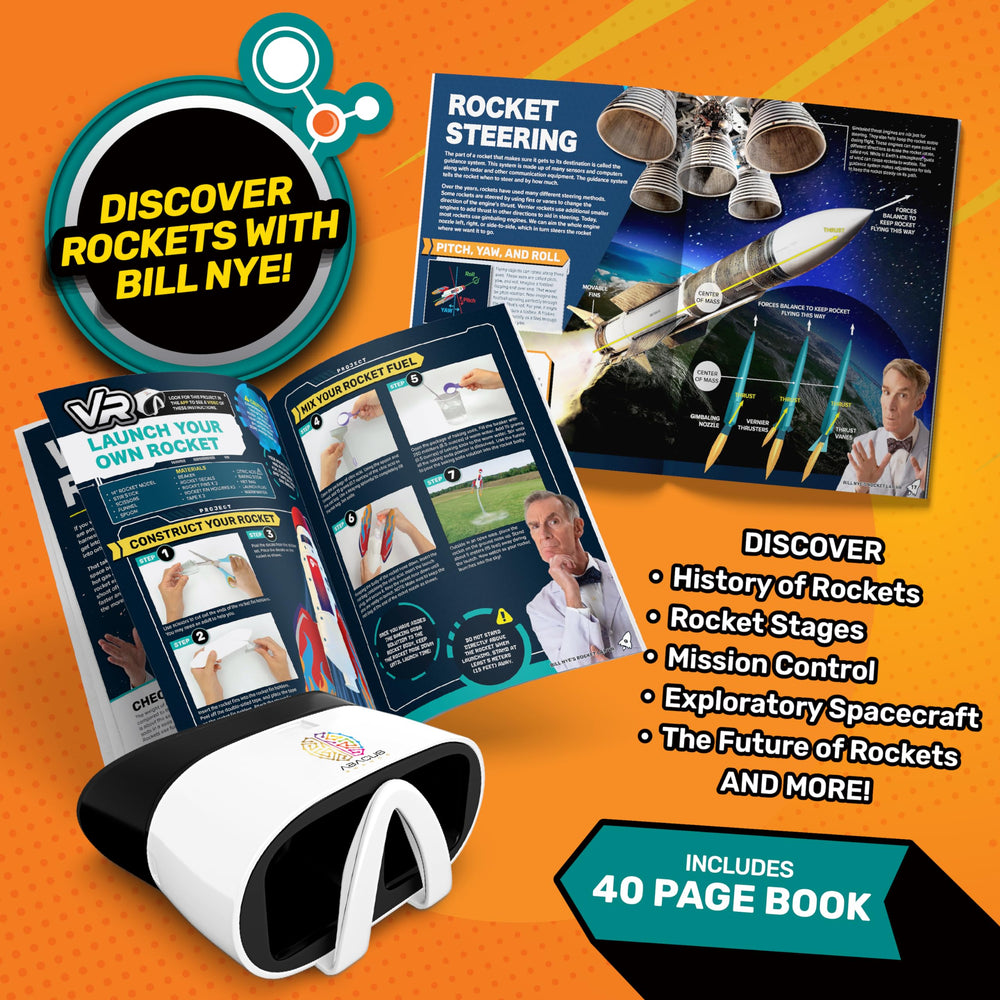 Abacus Brands Bill Nye VR learning set includes complete materials for exploration.