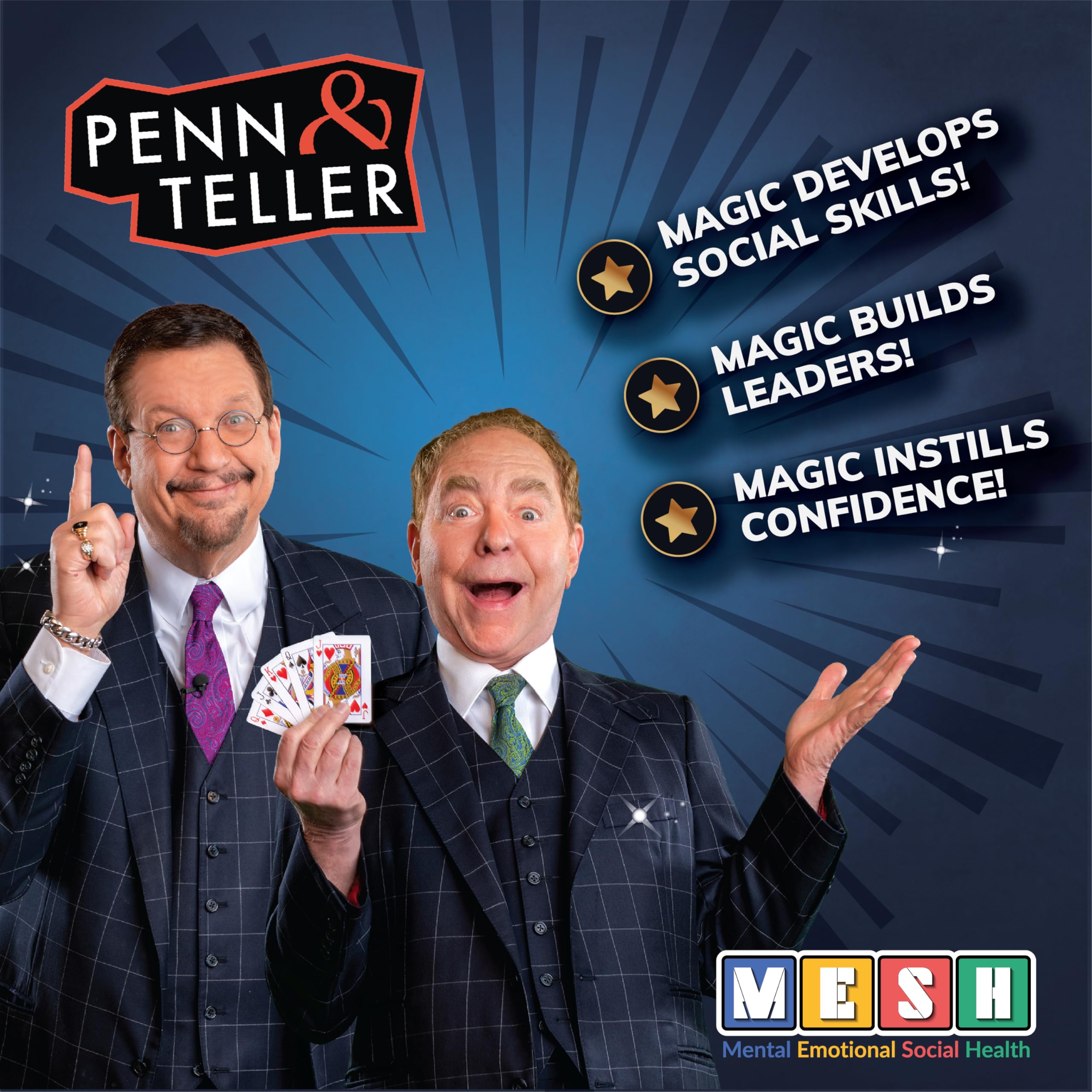 Abacus Brands Penn & Teller VR Lab learning in action on stage